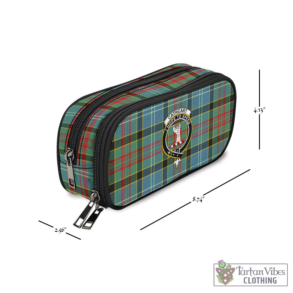 Tartan Vibes Clothing Cathcart Tartan Pen and Pencil Case with Family Crest