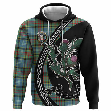 Cathcart Family Crest Tartan Hoodie Alba Thistle Inspired - Tartan Vibes Clothing