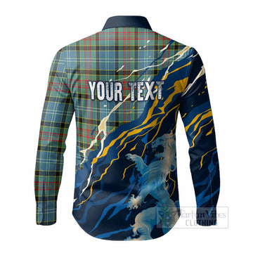 Cathcart Scotland Tartan Long Sleeve Button Shirts WC2026 Football - We'll Be Coming
