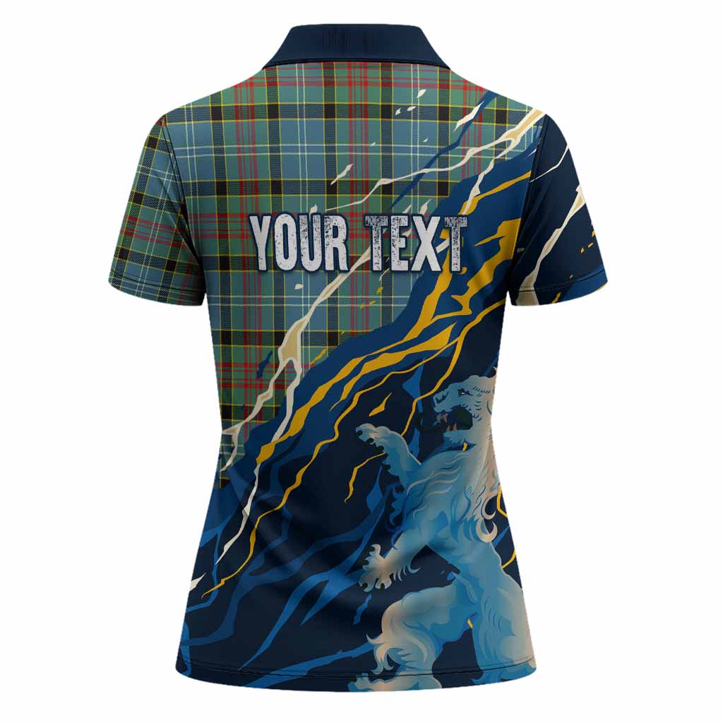 Cathcart Scotland Tartan Women Polo Shirt WC2026 Football - We'll Be Coming
