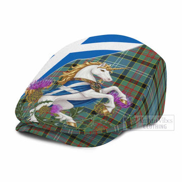 Cathcart Scottish Tartan Unicorn Heritage Flat Cap, Jeff Cap
