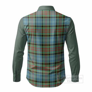 Cathcart Tartan Accent Long Sleeve Button Shirts with Family Crest