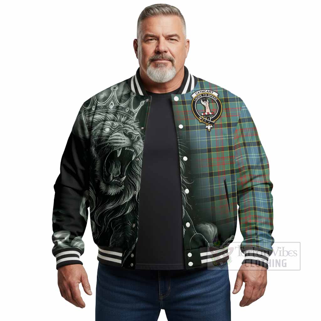 Cathcart Tartan Baseball Jacket Roaring Lion Heritage