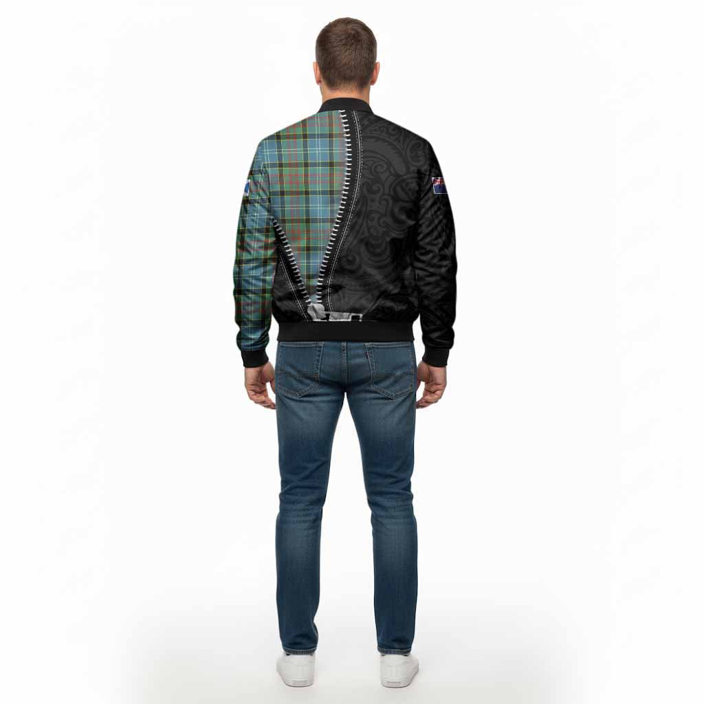 Cathcart Tartan Bomber Jacket New Zealand Pattern Unique Zipper Stylized