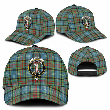 Cathcart Tartan Classic Cap with Family Crest