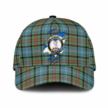 Cathcart Tartan Classic Cap with Family Crest In Me Style