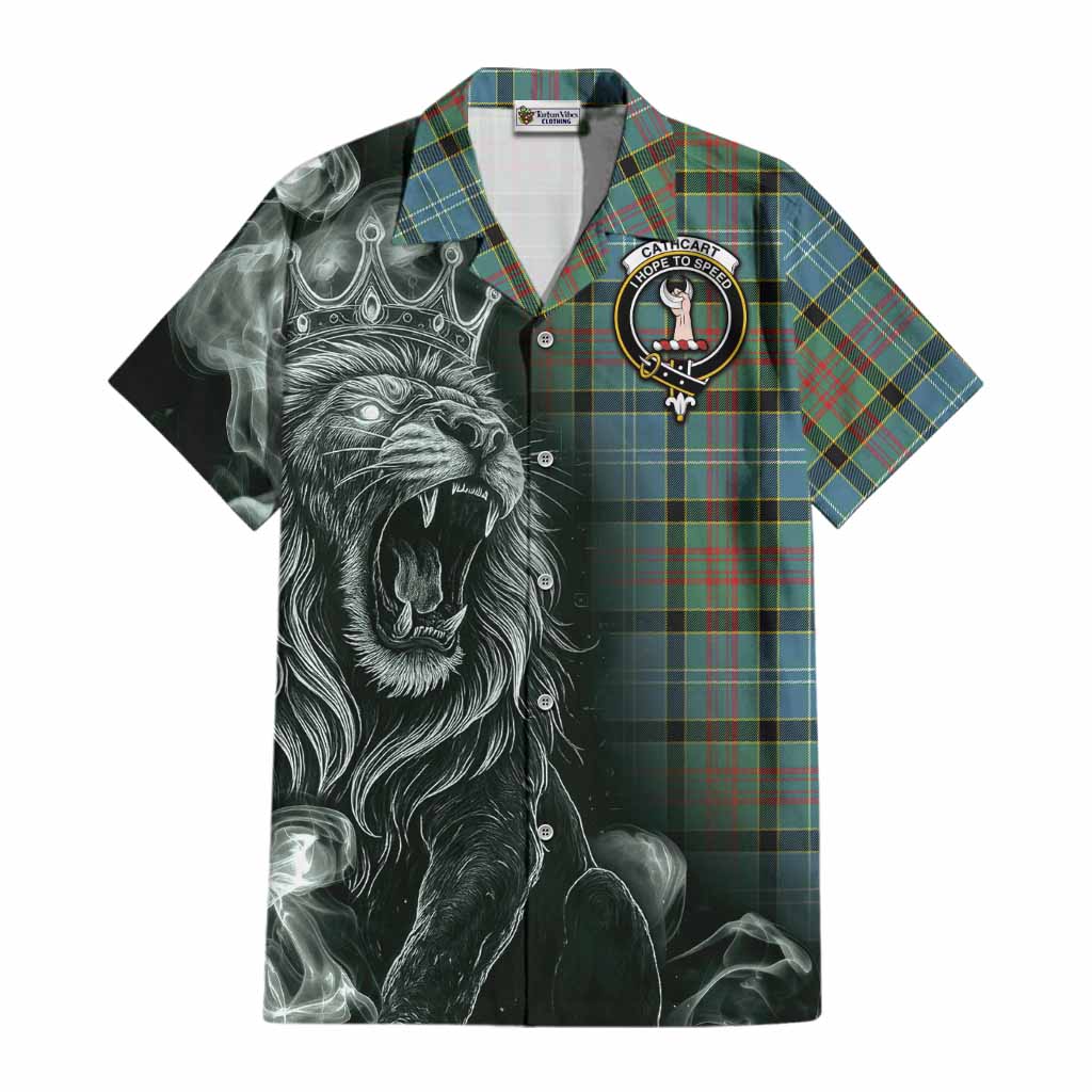 Cathcart Tartan Cotton Hawaiian Shirt Roaring Lion Heritage