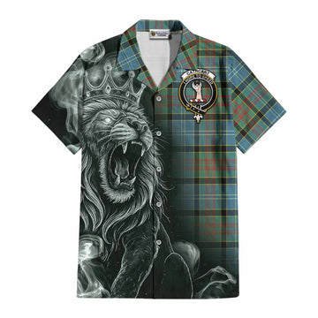 Cathcart Tartan Cotton Hawaiian Shirt Roaring Lion Heritage