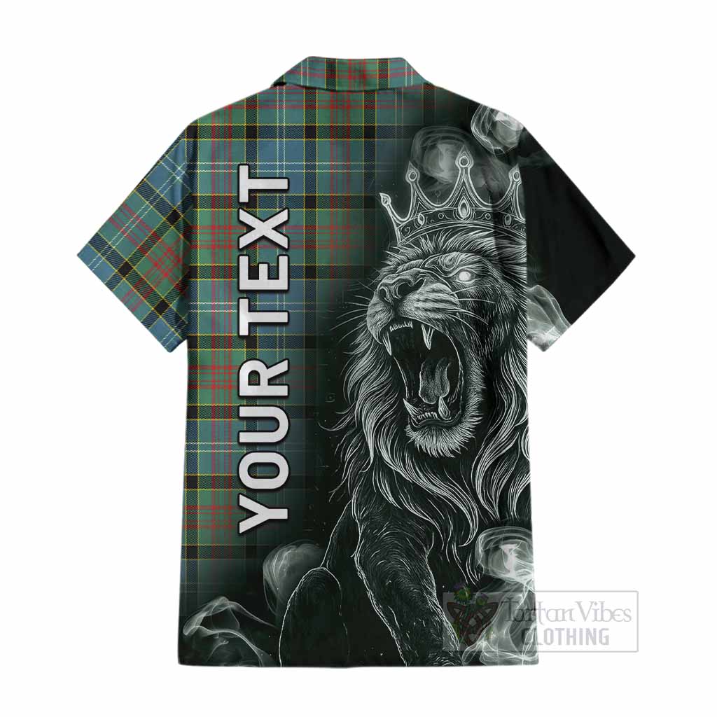 Cathcart Tartan Cotton Hawaiian Shirt Roaring Lion Heritage
