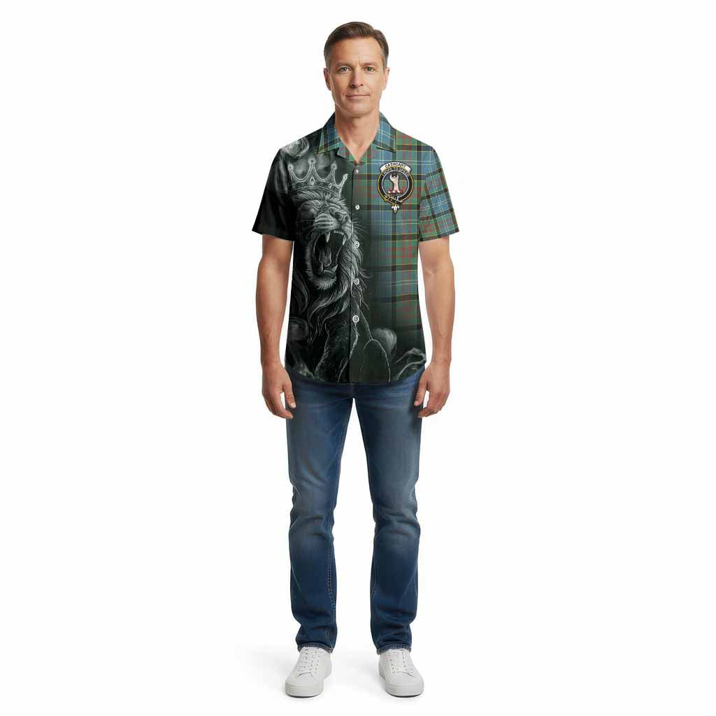 Cathcart Tartan Cotton Hawaiian Shirt Roaring Lion Heritage