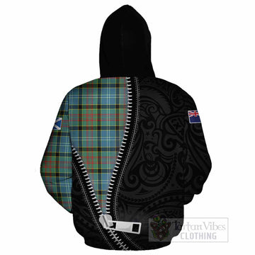 Cathcart Tartan Cotton Hoodie New Zealand Pattern Unique Zipper Stylized
