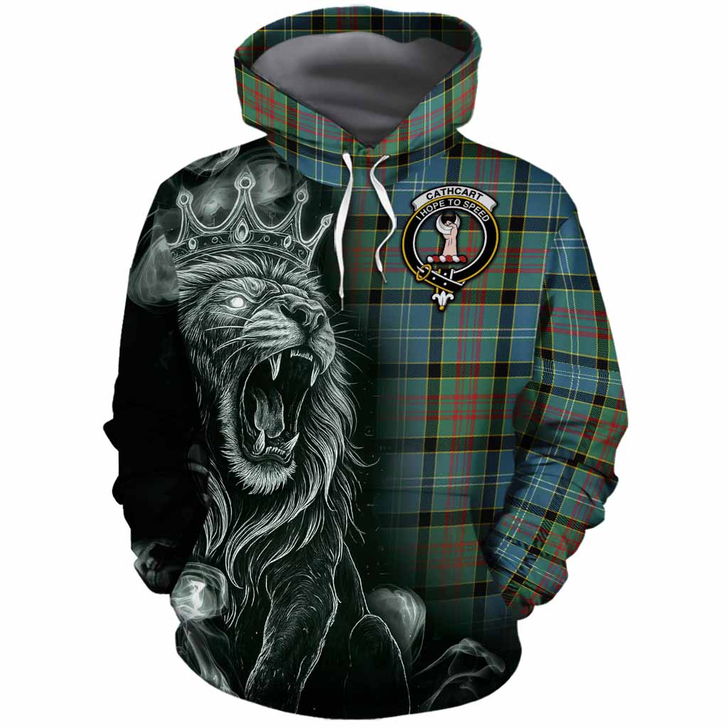 Cathcart Tartan Cotton Hoodie Roaring Lion Heritage