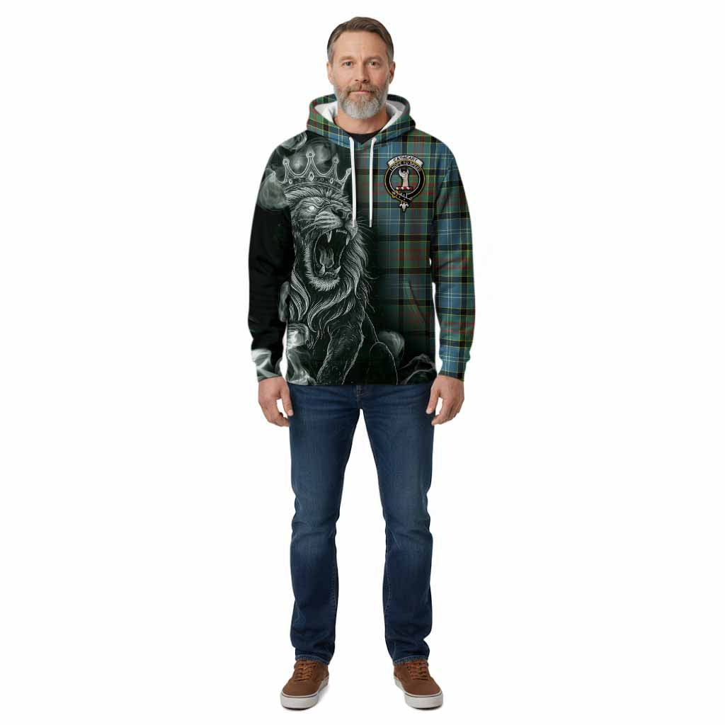 Cathcart Tartan Cotton Hoodie Roaring Lion Heritage