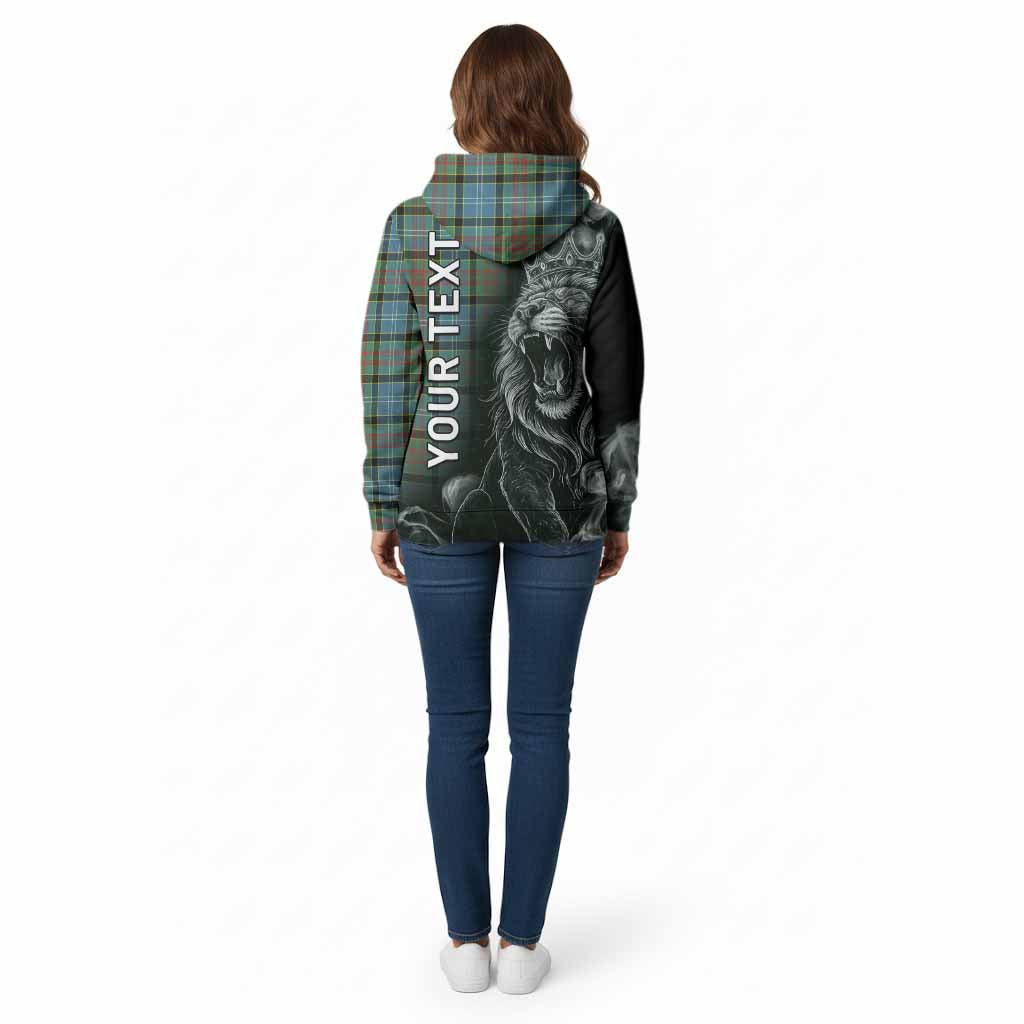 Cathcart Tartan Cotton Hoodie Roaring Lion Heritage