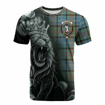 Cathcart Tartan Cotton T-shirt Roaring Lion Heritage