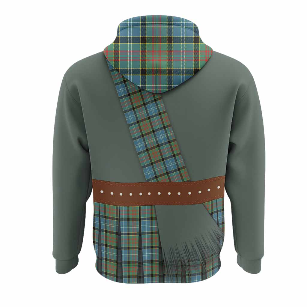 Cathcart Tartan Crest Hoodie Kilt Costume Style