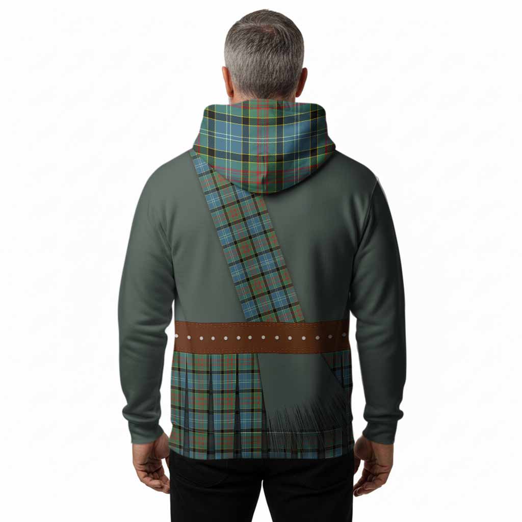 Cathcart Tartan Crest Hoodie Kilt Costume Style