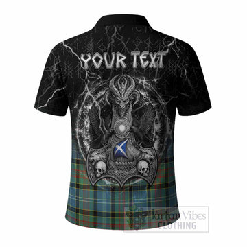 Cathcart Tartan Crest Polo Shirt Celtic Odin's Raven Legacy