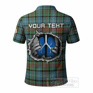 Cathcart Tartan Crest Polo Shirt Scotland In My Veins