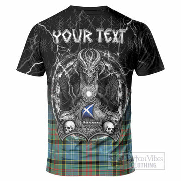 Cathcart Tartan Crest T-Shirt Celtic Odin's Raven Legacy