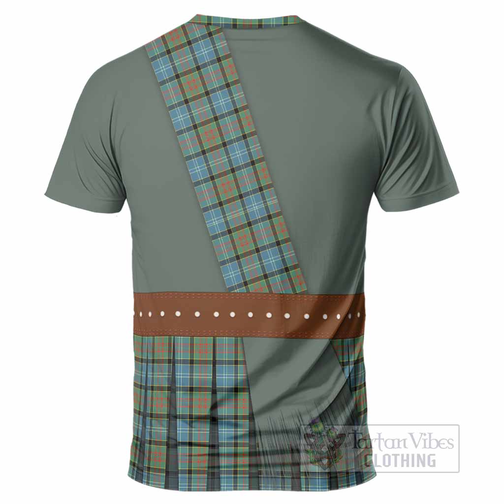 Cathcart Tartan Crest T-Shirt Kilt Costume Style