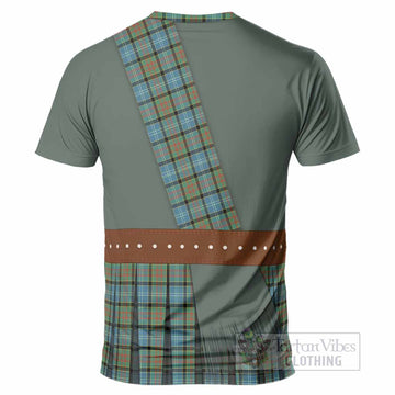 Cathcart Tartan Crest T-Shirt Kilt Costume Style