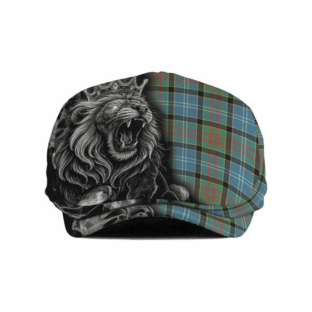Cathcart Tartan Flat Cap, Jeff Cap Roaring Lion Heritage