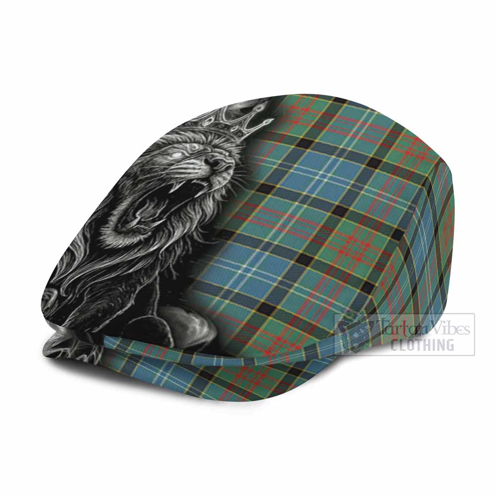 Cathcart Tartan Flat Cap, Jeff Cap Roaring Lion Heritage