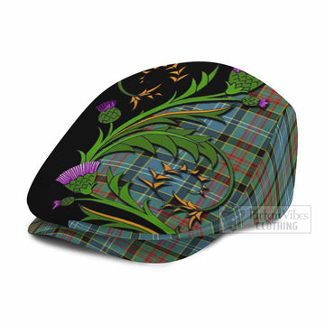 Cathcart Tartan Flat Cap, Jeff Cap Scottish Thistle Pride Heritage Art