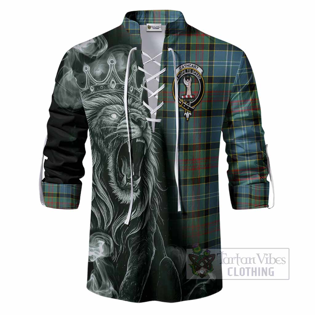 Cathcart Tartan Ghillie Shirt Roaring Lion Heritage
