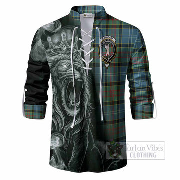 Cathcart Tartan Ghillie Shirt Roaring Lion Heritage