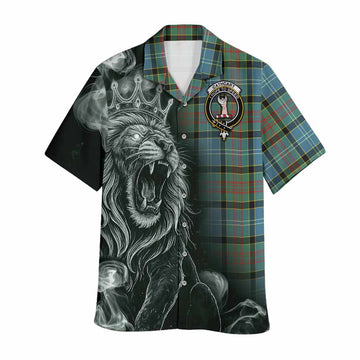 Cathcart Tartan Hawaiian Shirt Roaring Lion Heritage