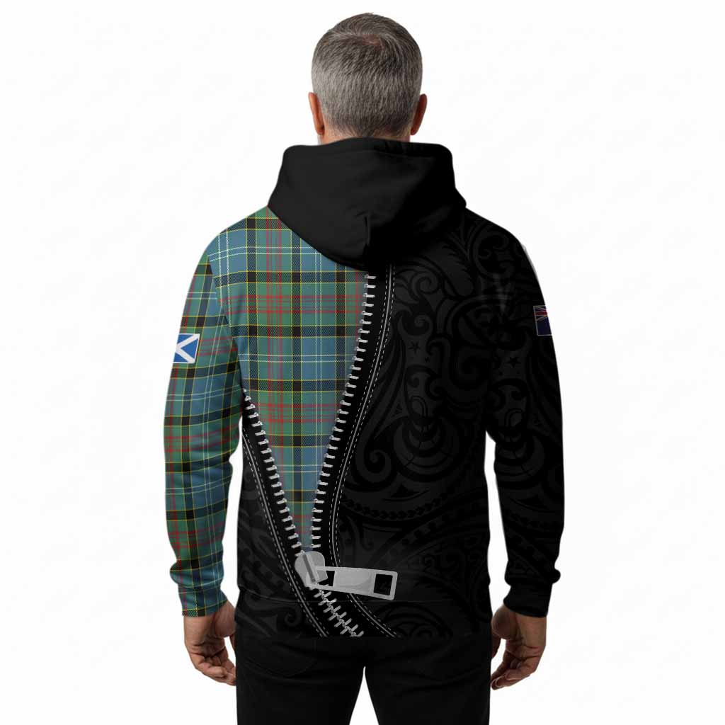 Cathcart Tartan Hoodie New Zealand Pattern Unique Zipper Stylized