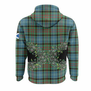 Cathcart Tartan Hoodie Thistle Scottish Spirit