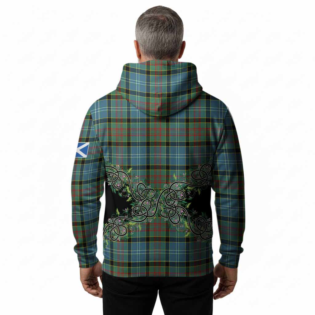 Cathcart Tartan Hoodie Thistle Scottish Spirit