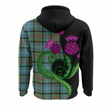 Cathcart Tartan Hoodie Traditional Scottish Thistle