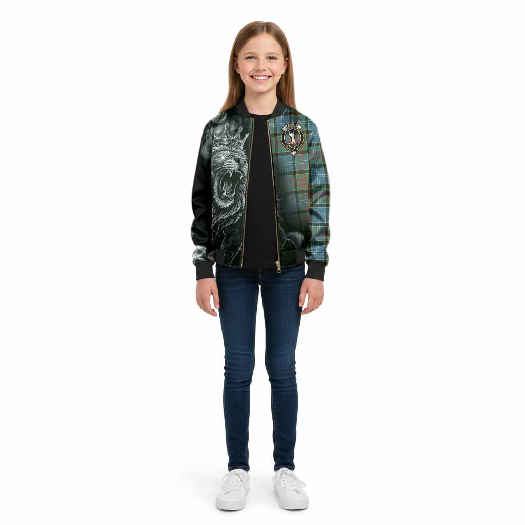Cathcart Tartan Kid Bomber Jacket Roaring Lion Heritage