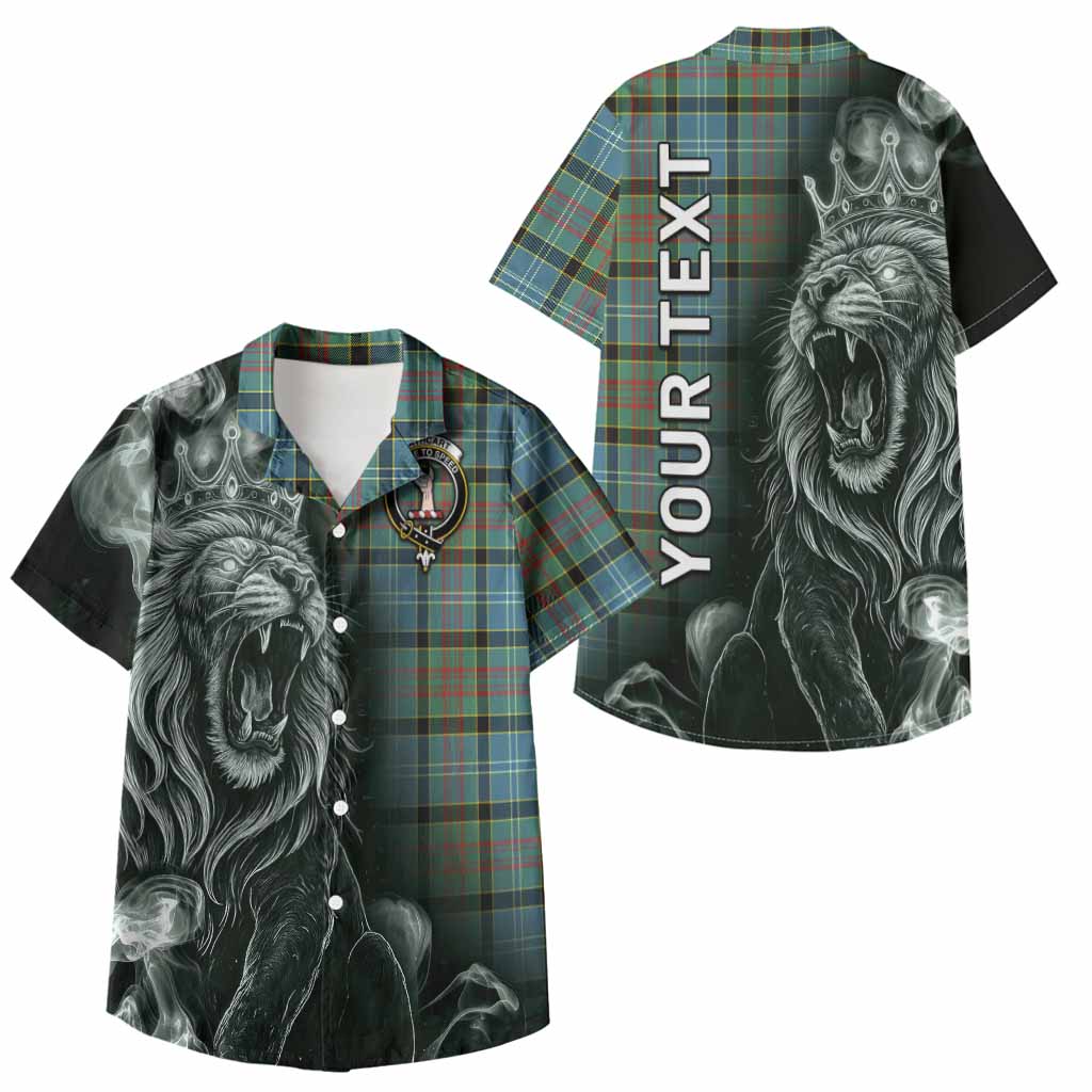 Cathcart Tartan Kid Hawaiian Shirt Roaring Lion Heritage