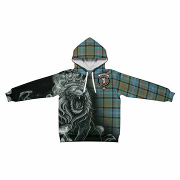 Cathcart Tartan Kid Hoodie Roaring Lion Heritage