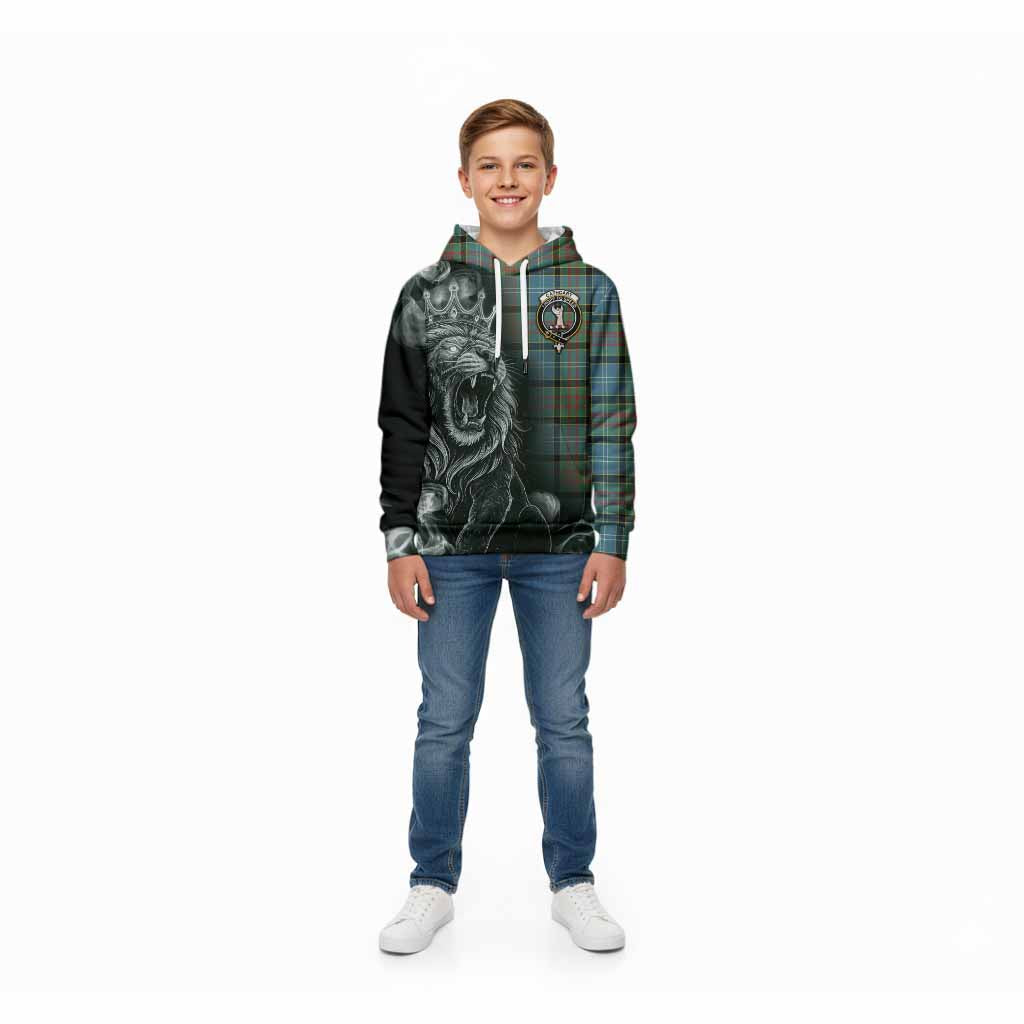 Cathcart Tartan Kid Hoodie Roaring Lion Heritage