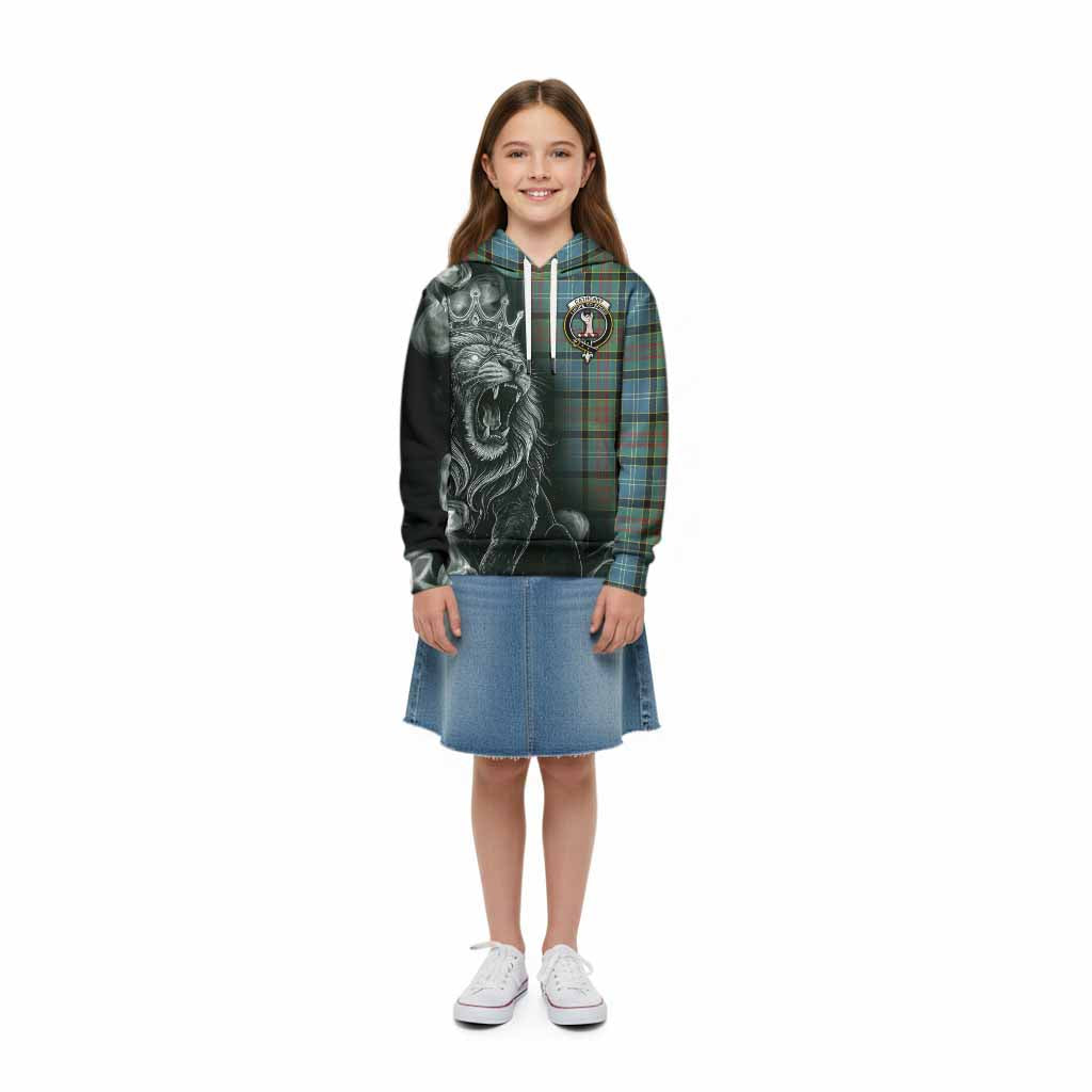Cathcart Tartan Kid Hoodie Roaring Lion Heritage