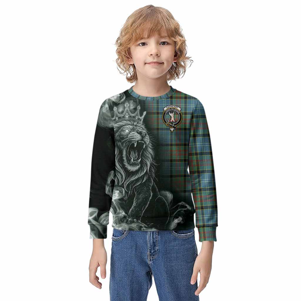 Cathcart Tartan Kid Knitted Sweatshirt Roaring Lion Heritage
