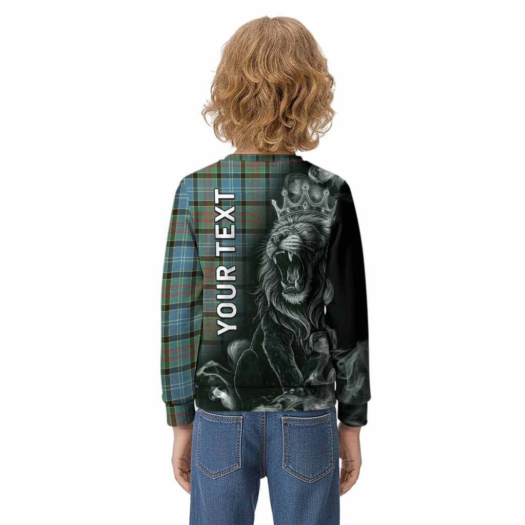 Cathcart Tartan Kid Knitted Sweatshirt Roaring Lion Heritage
