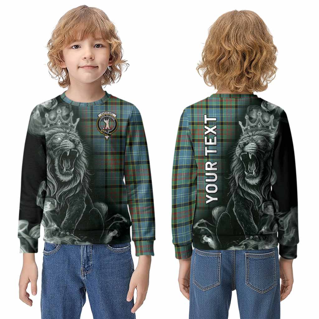 Cathcart Tartan Kid Knitted Sweatshirt Roaring Lion Heritage