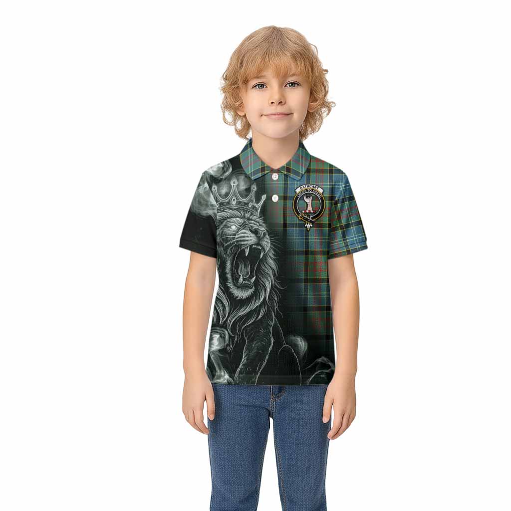 Cathcart Tartan Kid Polo Shirt Roaring Lion Heritage