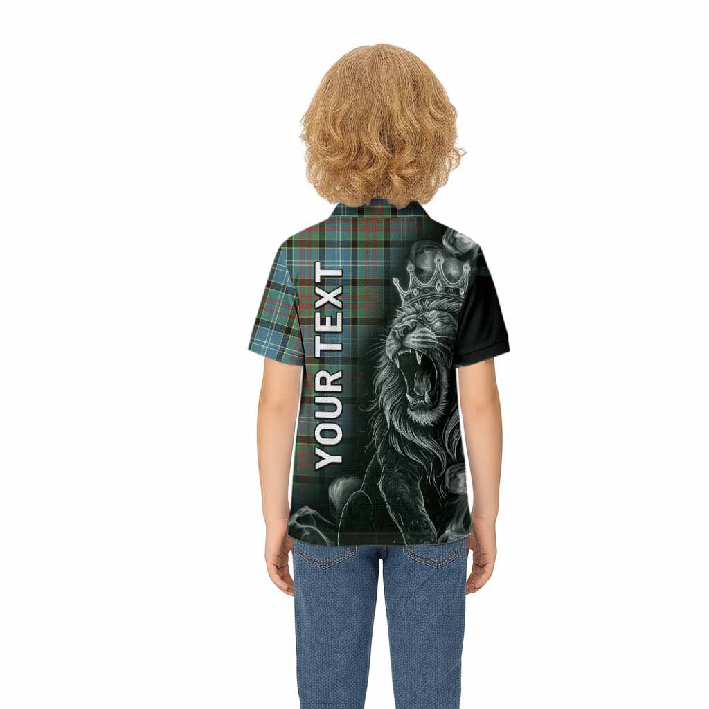 Cathcart Tartan Kid Polo Shirt Roaring Lion Heritage