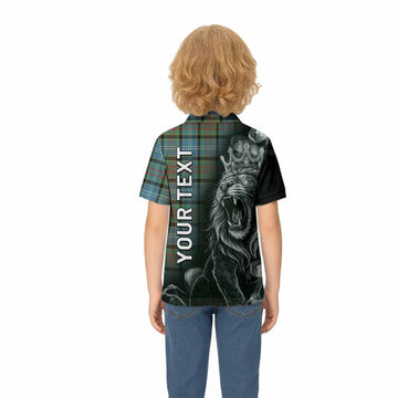 Cathcart Tartan Kid Polo Shirt Roaring Lion Heritage