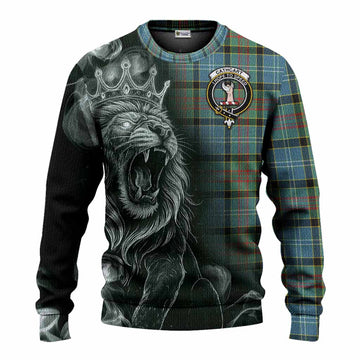 Cathcart Tartan Knitted Sweater Roaring Lion Heritage