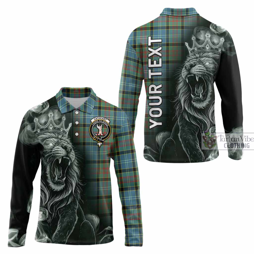 Cathcart Tartan Long Sleeve Polo Shirt Roaring Lion Heritage