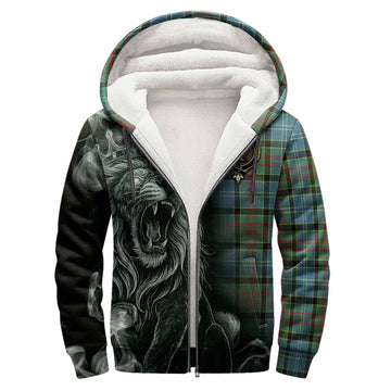 Cathcart Tartan Sherpa Hoodie Roaring Lion Heritage